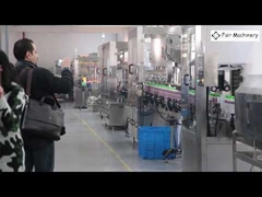 High-speed filling and capping sleeve sealing and cutting packaging production line