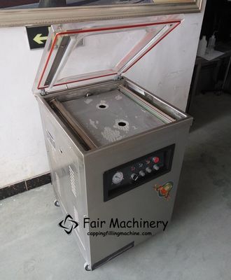 0.75KW 50Hz Single Chamber Vacuum Sealer , 20M3/H Chicken Vacuum Packing Machine
